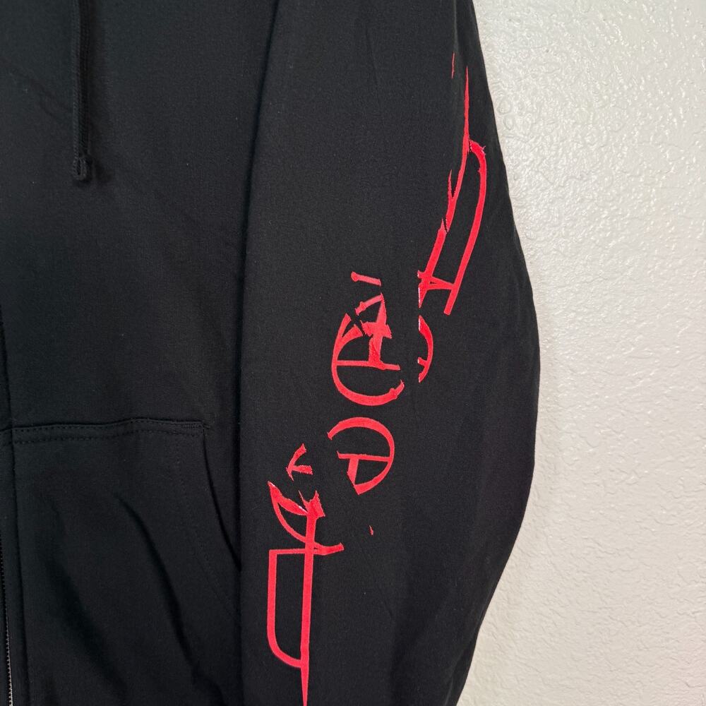 Tool Fear Inoculum Tour Hoodie Mens XL Zip Up Jacket Concert Merch Band Black - Picture 8 of 14
